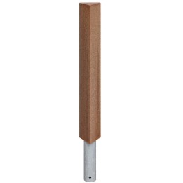 BORNE DESIGN CORTEN|BORNE VOIRIE PYRAMIDALE ACIER CORTEN|