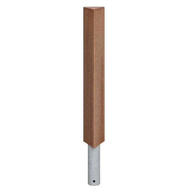 BORNE DESIGN CORTEN|BORNE VOIRIE PYRAMIDALE ACIER CORTEN|