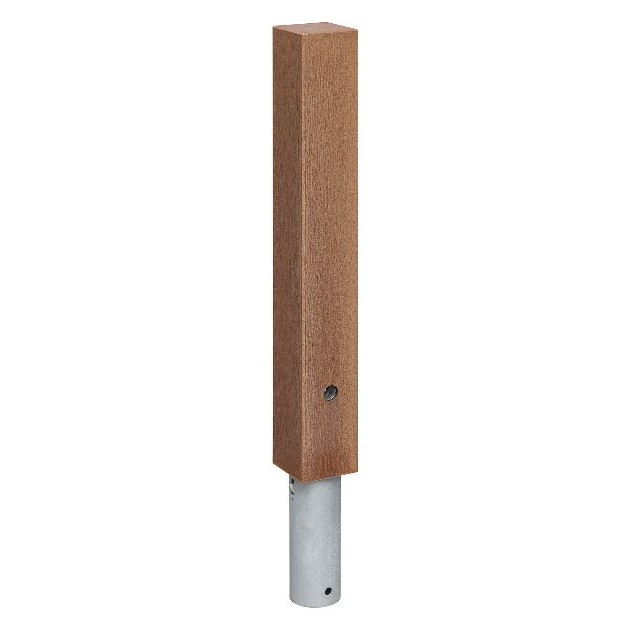 Borne carrée acier corten