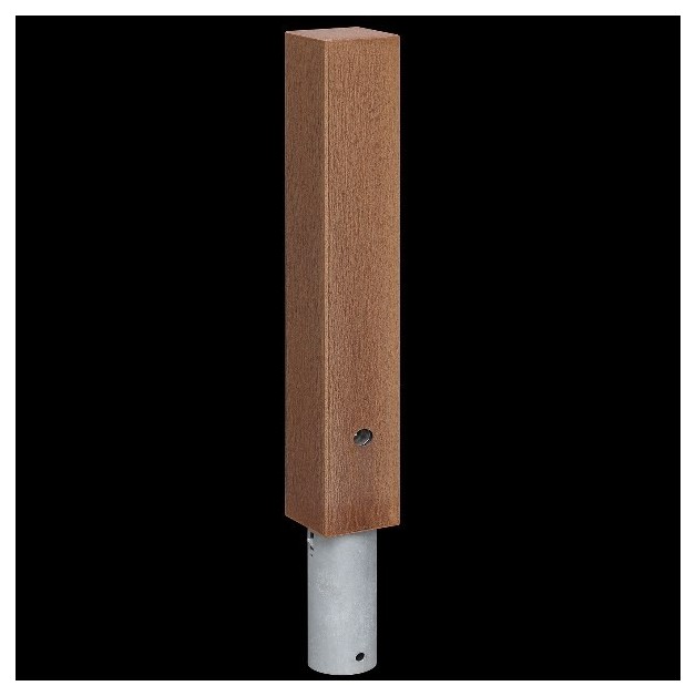 Borne carrée acier corten