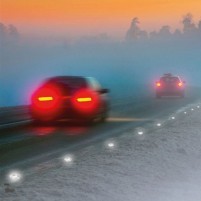 Plots routiers rétro réfléchissants en verre