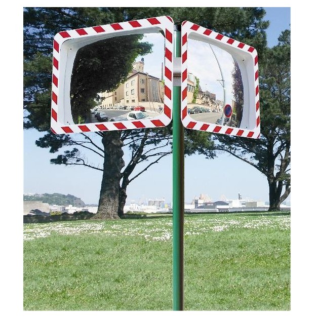 Support de fixation pour 2 miroirs