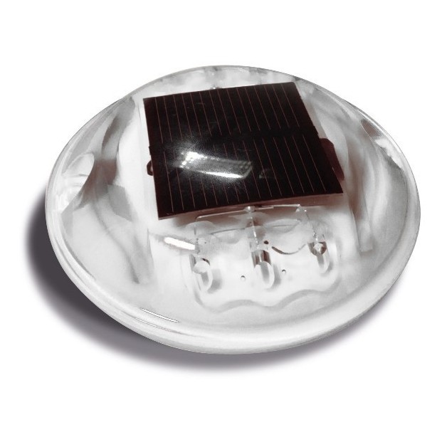 Plot solaire rond en polycarbonate