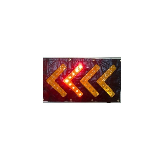 Flèche lumineuse de rabattement à leds
