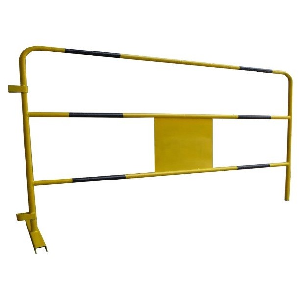 Barrière de chantier TP jaune et noir