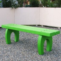 banquette beton modele chene finition couleur vert