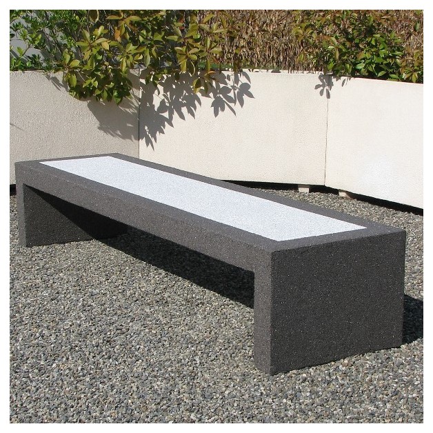 Banquette en béton Sylvestre bicolore
