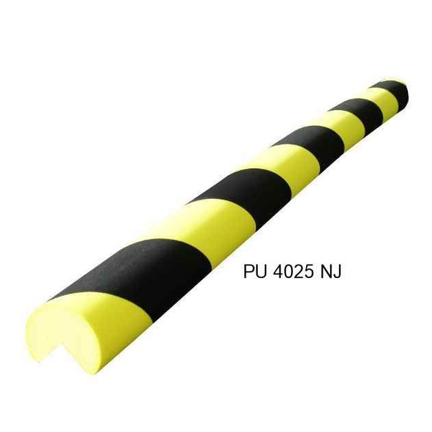 Mousse de protection d'angle EVA jaune et noir