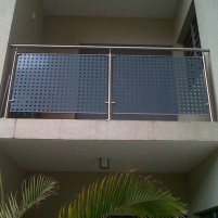 Balcon rampe inox