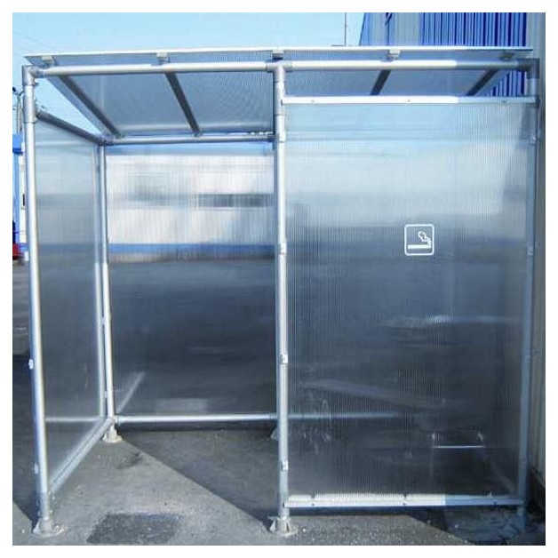 Abri fumeurs ECO en aluminium