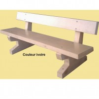 Banc collectivite beton