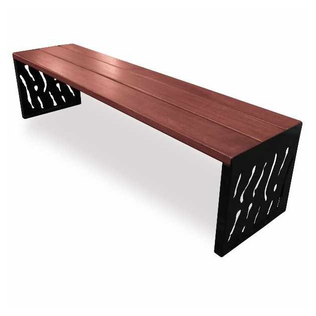 Banquette VENISE finition acajou