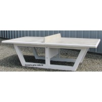 Table ping pong  beton couleur gris naturel