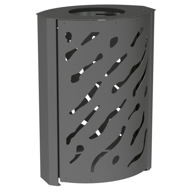 Corbeille Venise 120 litres monochrome
