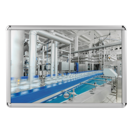 Miroir plat anti bris de verre