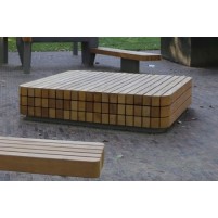Banquette carrée Modulo Green
