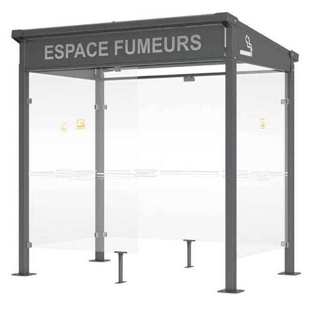 Espace fumeurs extérieur