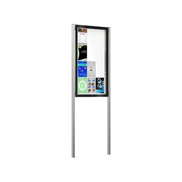 Vitrine d'affiche A4 sur pied