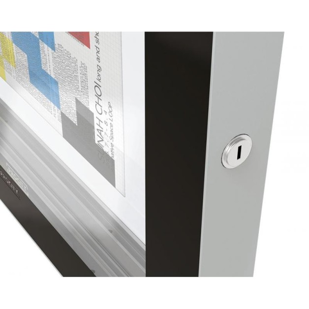 Vitrine d'affiche A4 sur pied