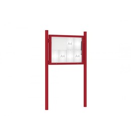 Vitrine d'affichage sur pied