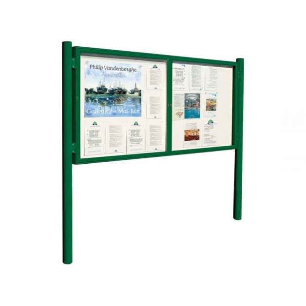 Vitrine d'affichage sur pied