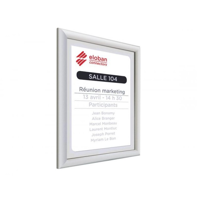 Cadre d'affichage en aluminium