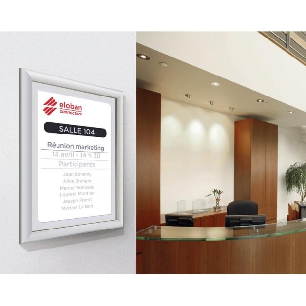 Cadre d'affichage en aluminium