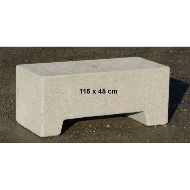 Borne anti-stationnement en béton