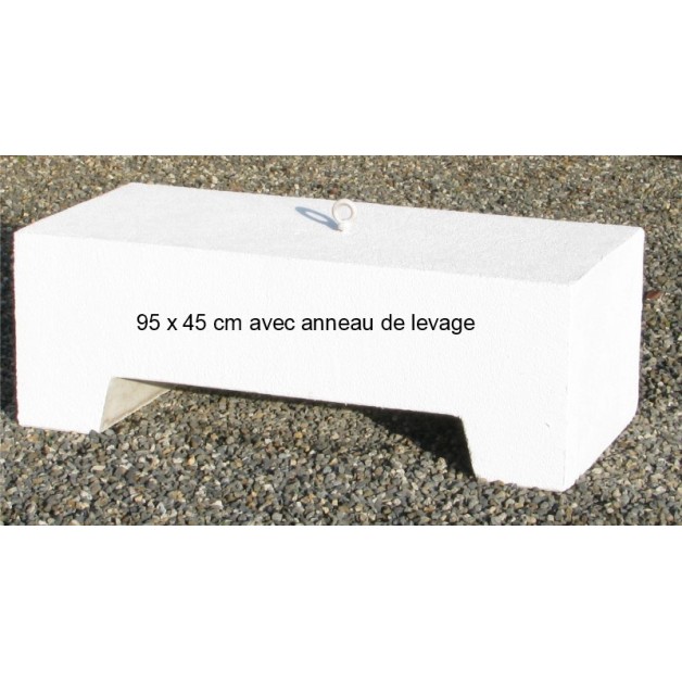 Borne anti-stationnement en béton