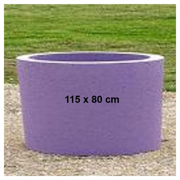 Jardinière ronde en béton