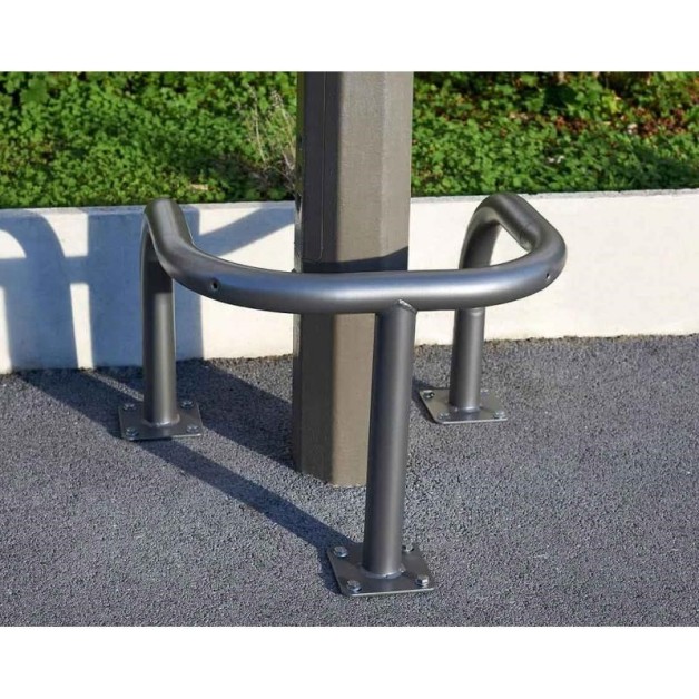 Étrier de protection sur 3 pieds gris procity fixation sur platines