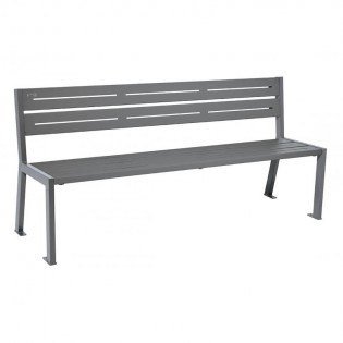 Banc Silaos 5 lames sans accoudoirs