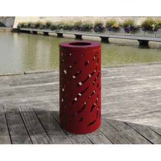 Corbeille Venise 80 litres bordeaux