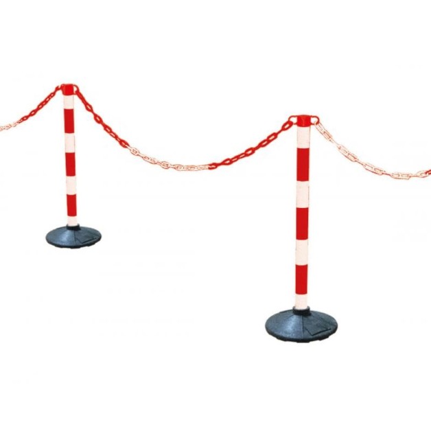 Potelet de signalisation à chaîne pour un balisage immédiat