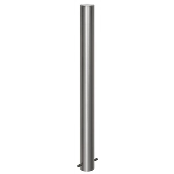 Poteau Inox Ø 102 mm fixation par scellement direct