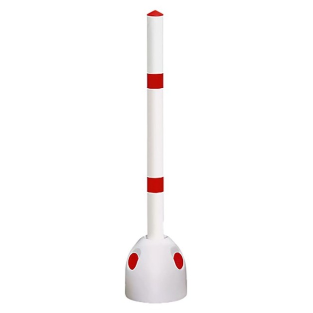 Poteau sur socle champignon Ø 60 mm tête pyramide
