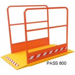 Passerelle de chantier transportable mobile