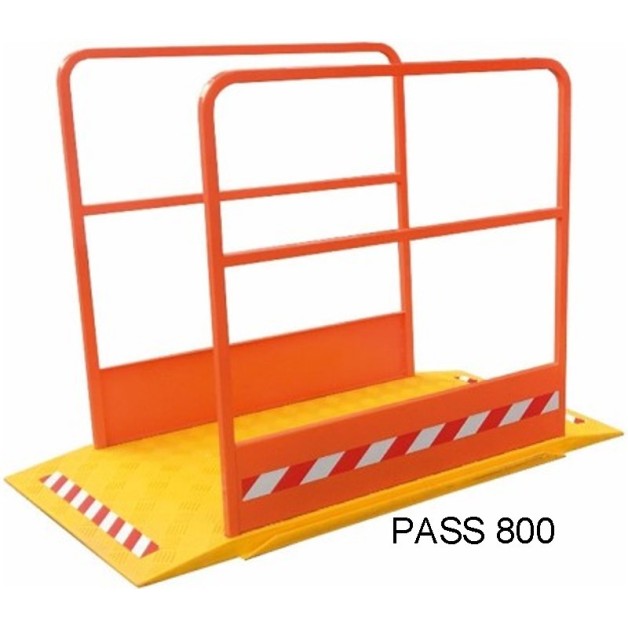 Passerelle de chantier transportable mobile
