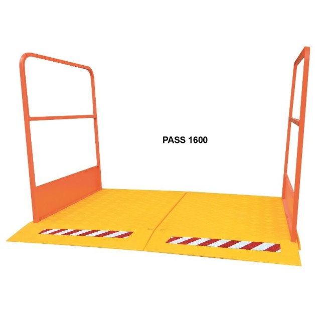 Passerelle de chantier transportable mobile