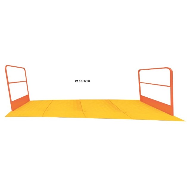 Passerelle de chantier transportable mobile