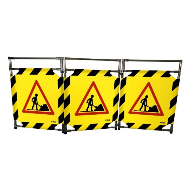 Barrière mobile en inox