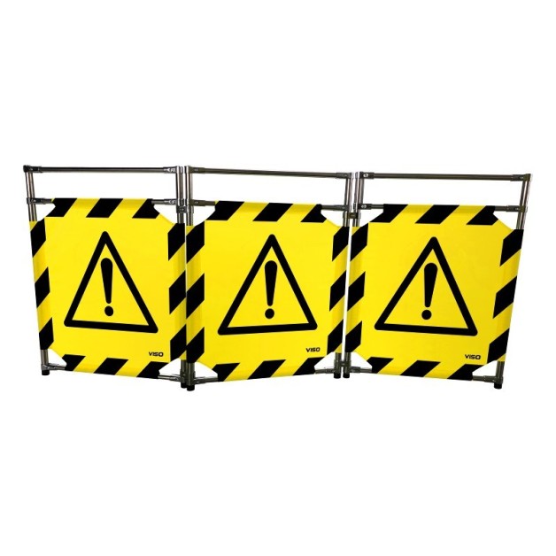 Barrière mobile en inox