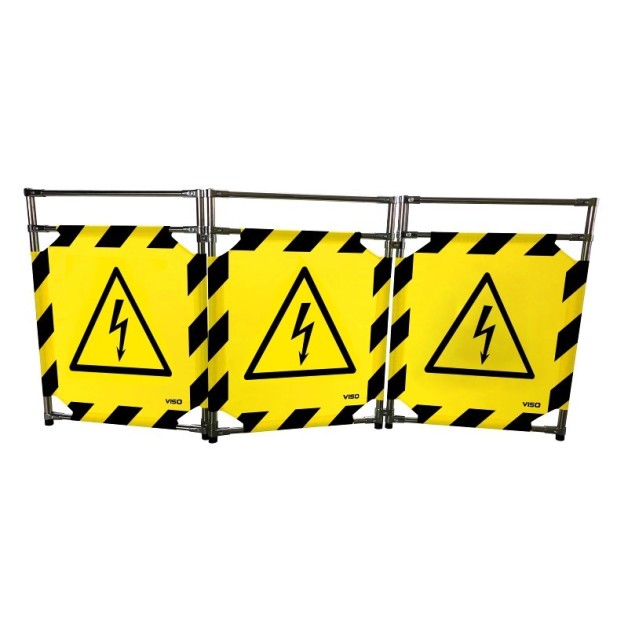 Barrière mobile en inox