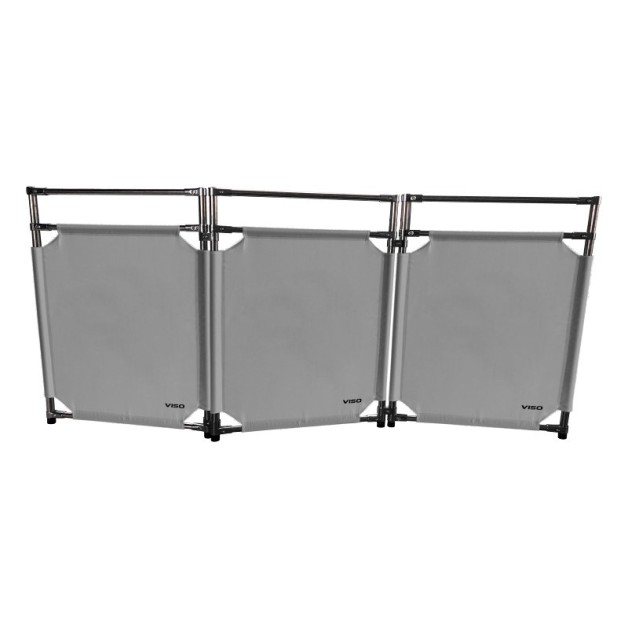 Barrière mobile en inox