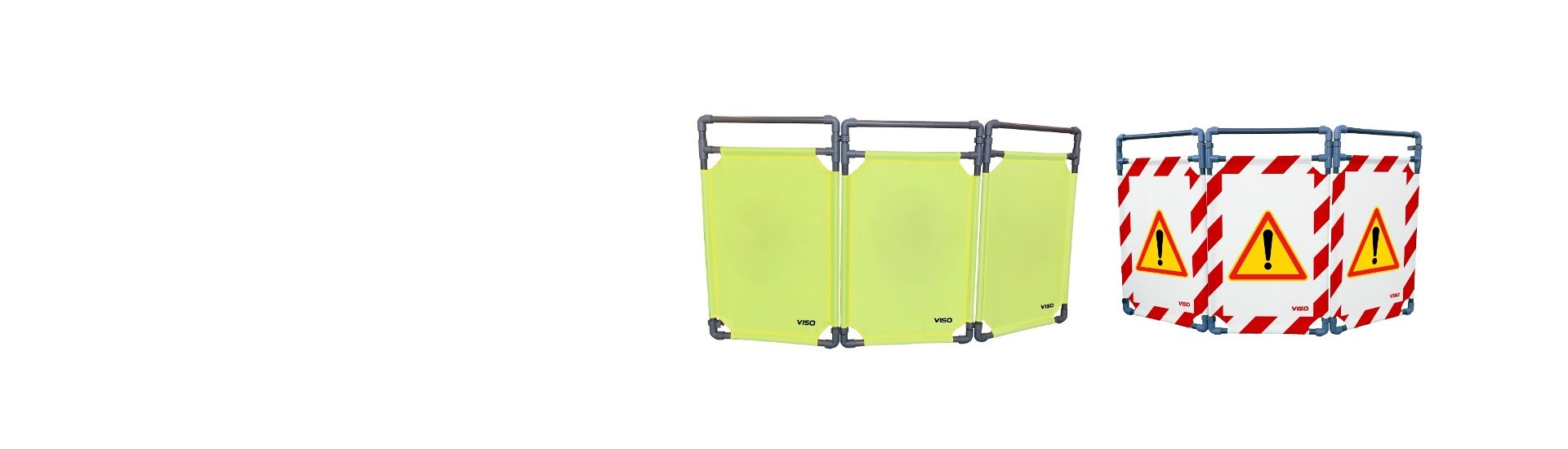 Barrière paravent Travolite, légère et personnalisable Barrière de chantier
